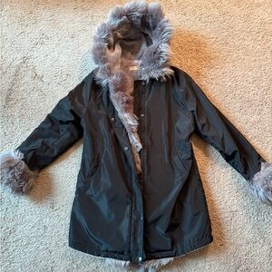 Hooded lined jacket parka